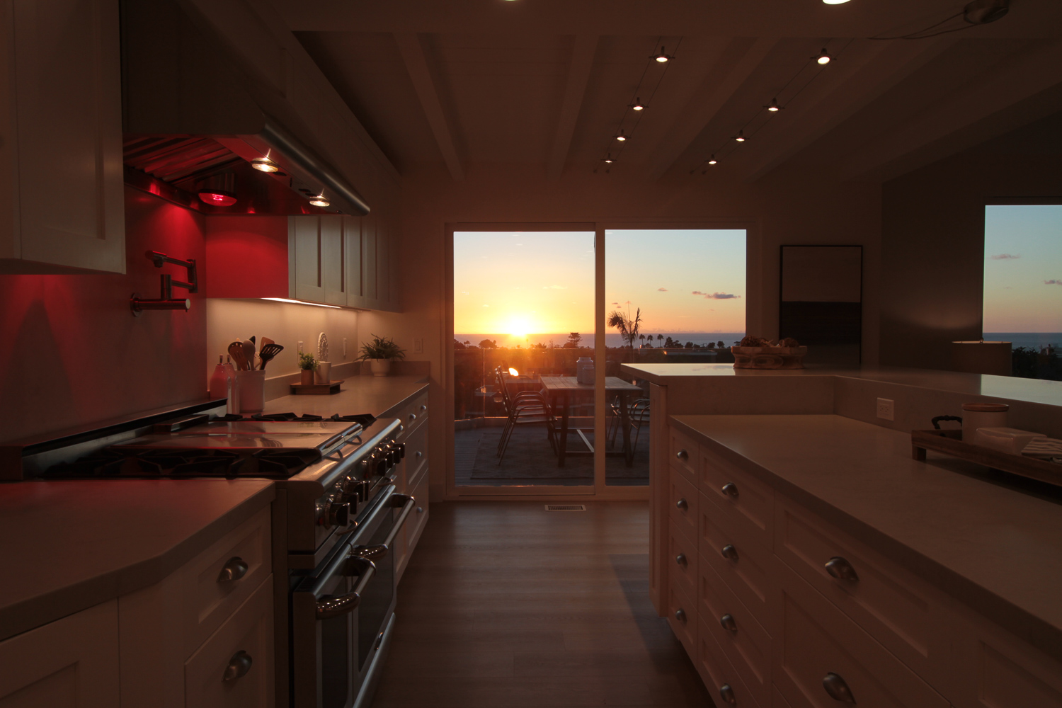 Sunsets Captured: real estate photo before AI editing